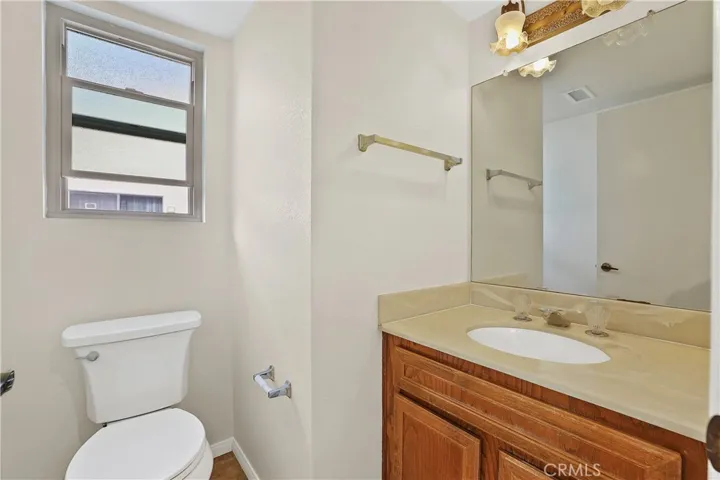 Down powder room