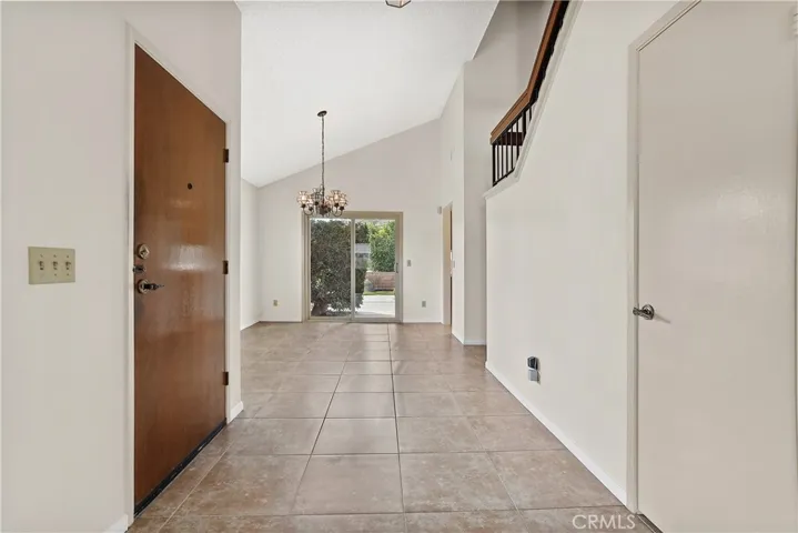 Entry looking in to dining room