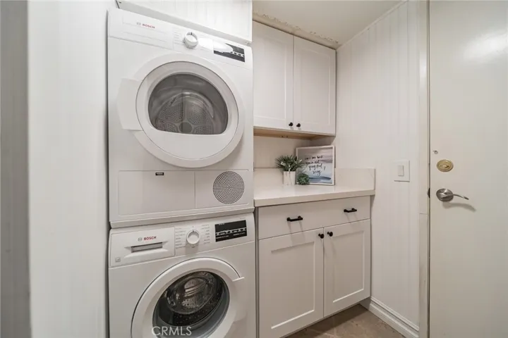 Remodeled Laundry Room with Bosch Washer/Dryer