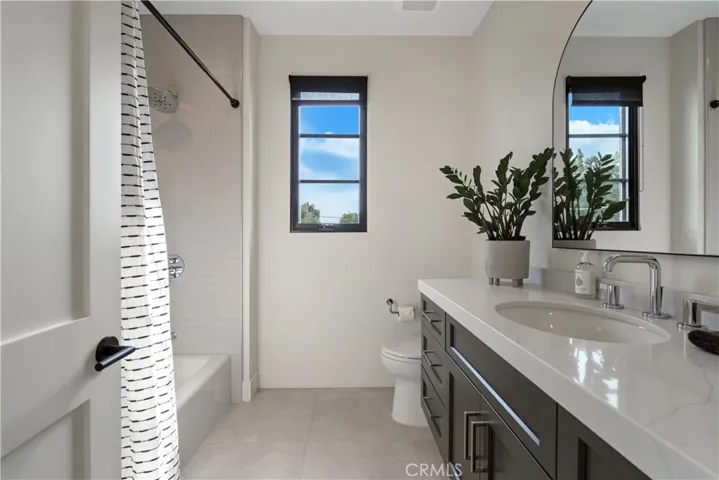 Upstair is a full bath.