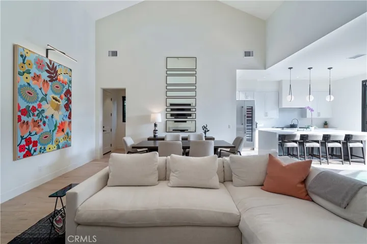 Expansive open concept design.