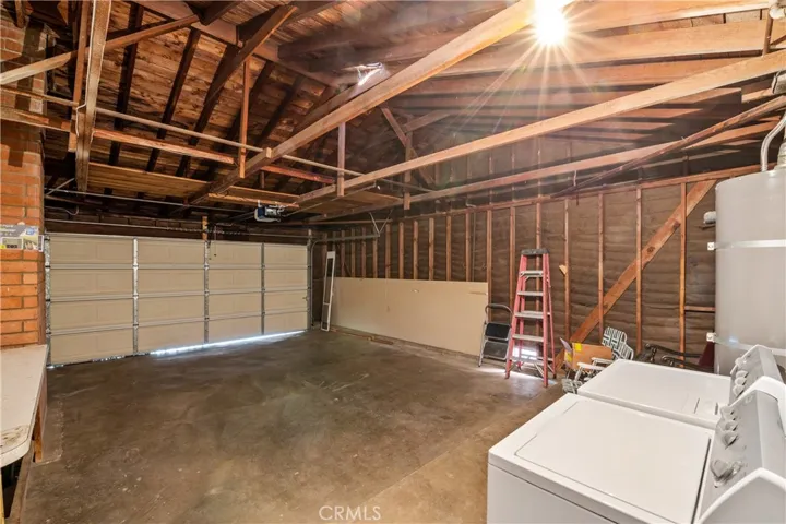 Spacious two car garage