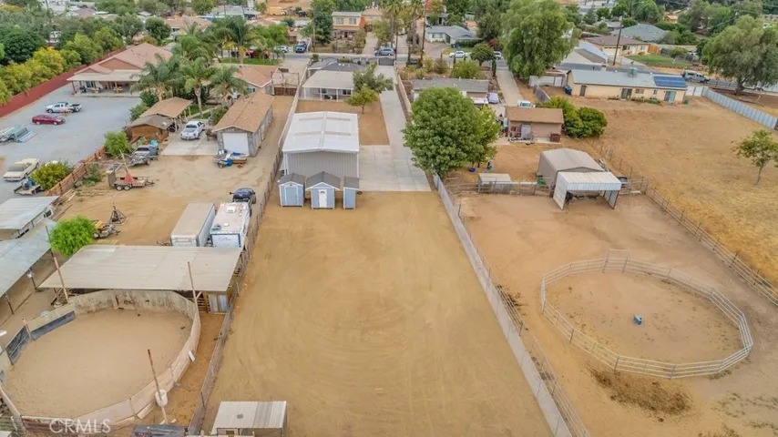 Aerial - Rear Graded Lot (approx 125'x65')