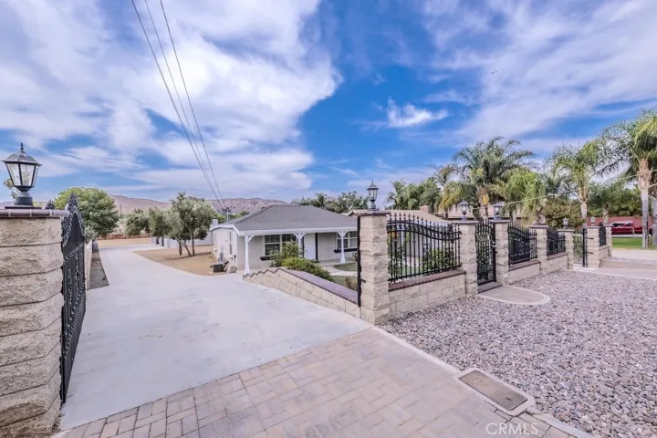 Front Entry - Left Swinging Gate (Concrete Driveway Approx 175 ft to Workshop)