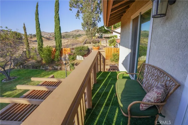 Deck with turf and a view!