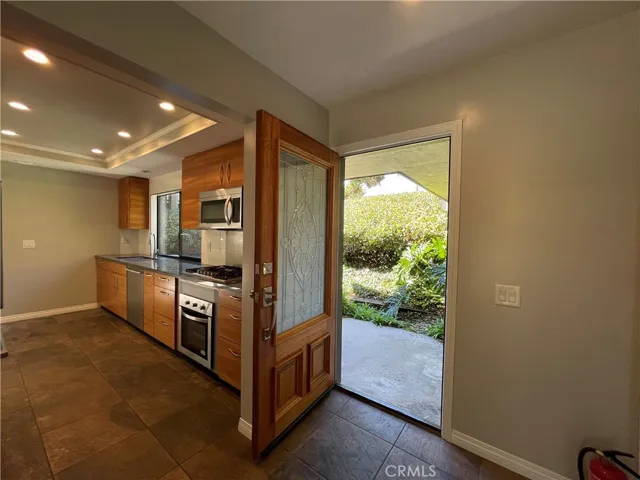 Recessed lighting throughout.