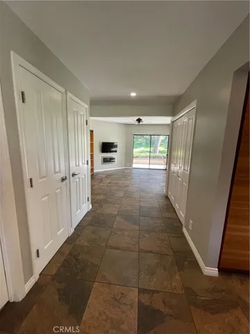 Ample amount of coat closets up on entering the house.