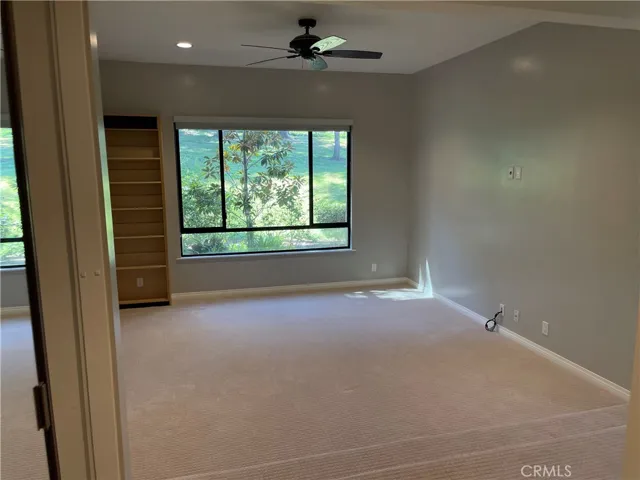View of the master bedroom.