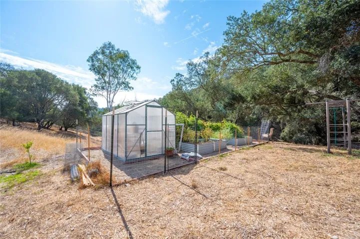 fenced garden