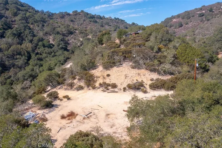 top of property with flat area