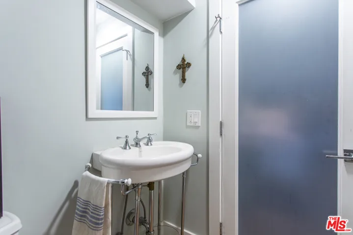 downstairs powder room