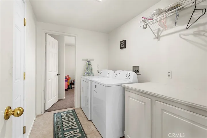Downstairs laundry room