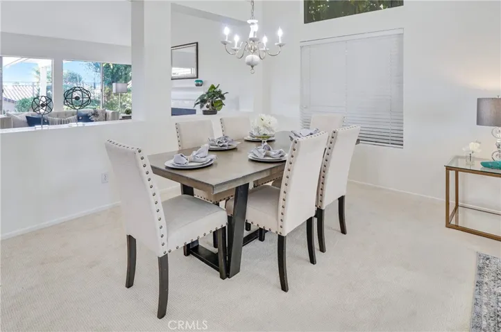 Formal dining room area