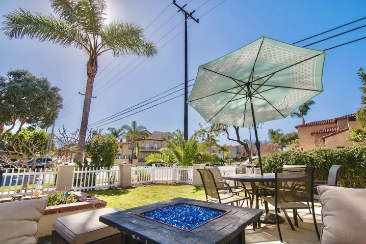 Front patio firepit.
