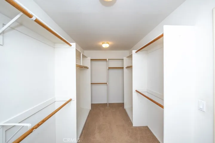 Primary Bedroom Spacious Walk-in Closet