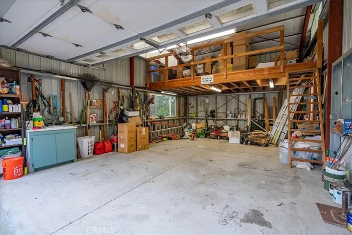 2 car garage with loft
