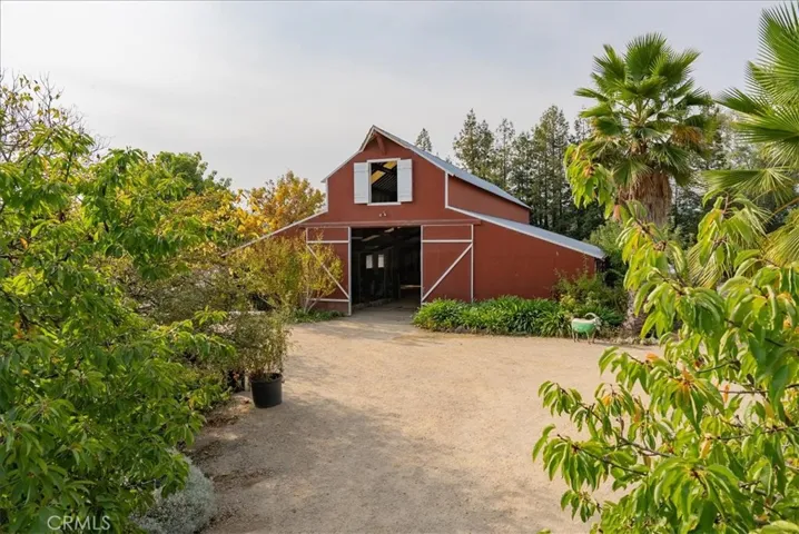 Driveway to barn