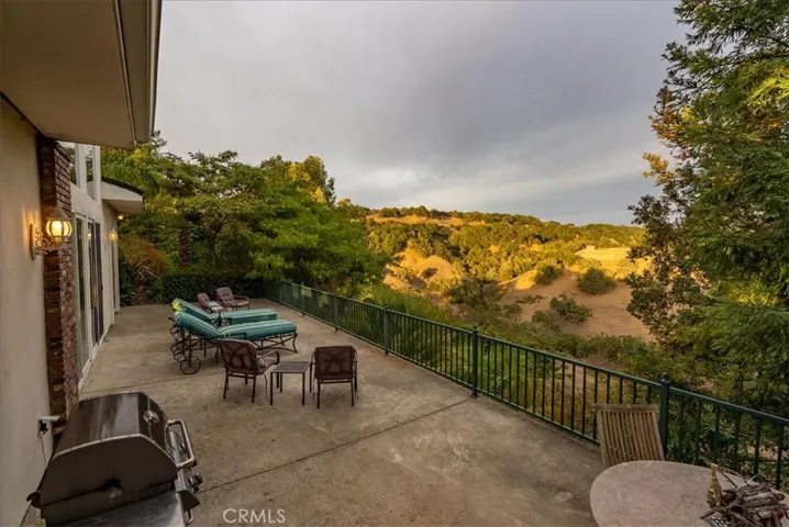 Evening view from deck