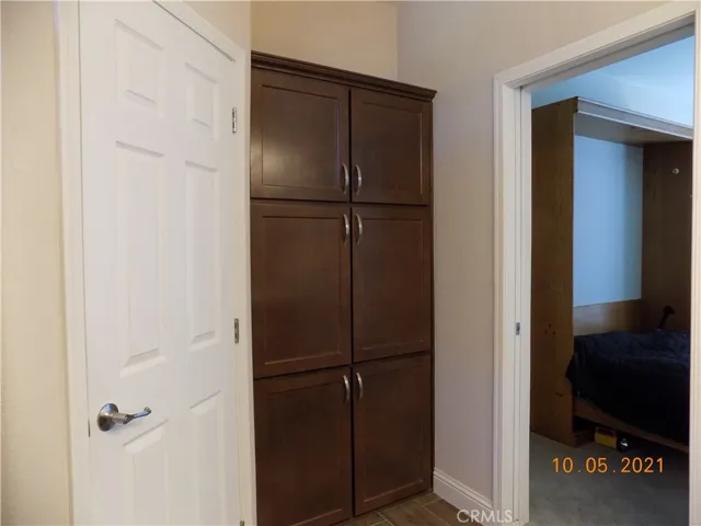 Linen closet in the master bathroom