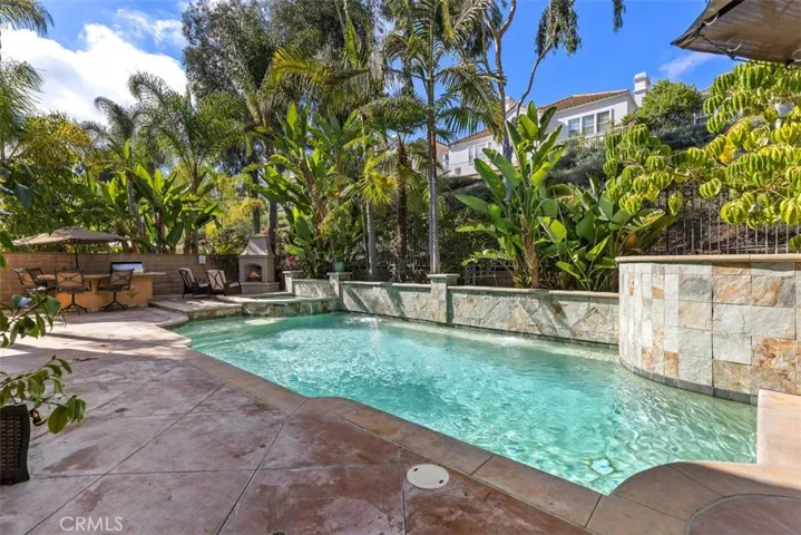 Beautiful pool with SWIM JETS for exercise or fun