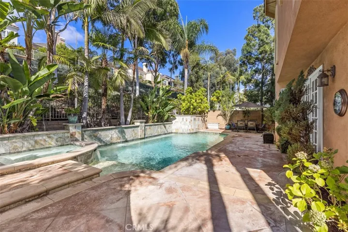 You will love the beautiful pool and waterfall