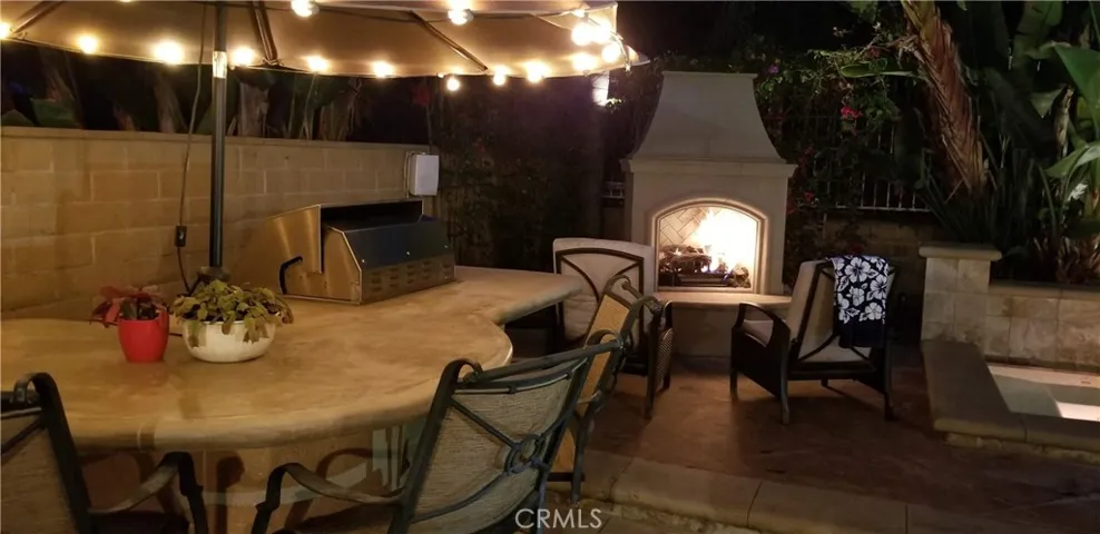 Beautiful Outdoor living at night and an Entertainer's Delight
