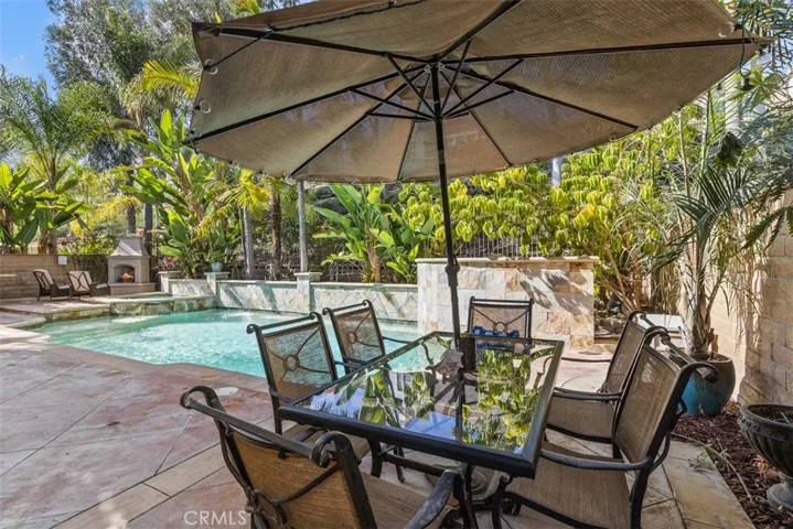 Dining area to enjoy the So Cal outdoor living
