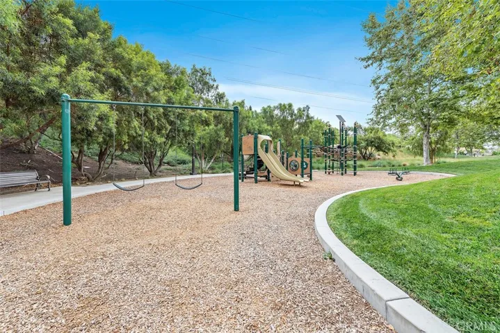 Central community park adjacent to hiking and equestrian trails