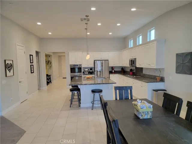 Open floor plan Kitchen dine room.