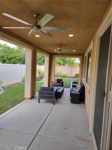 Back patio.