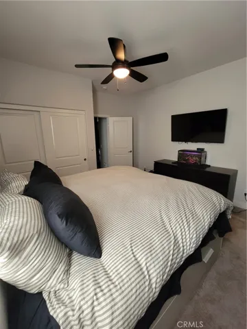 Street facing bedroom. T.
V. INCLUDED
