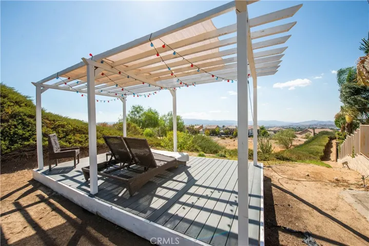 Sitting area with a stunning view