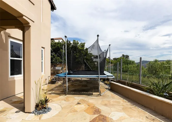 hosting area rear yard