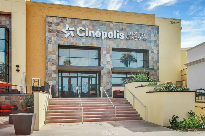 Luxury movie theater walking distance away