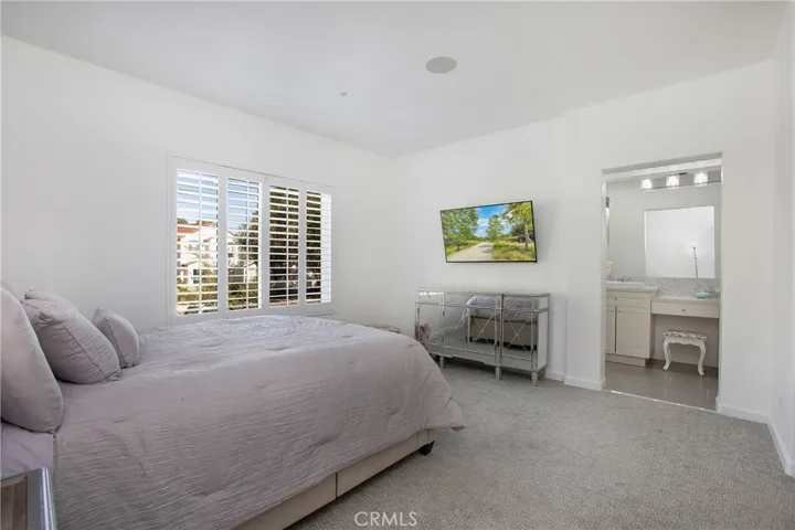 Spacious master suite feels like luxury hotel