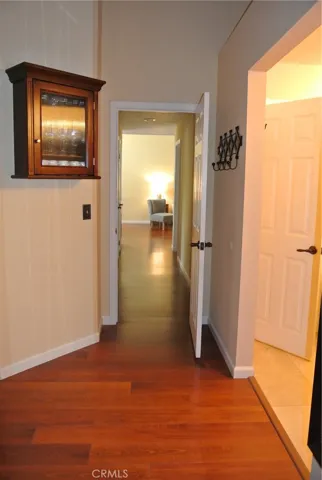 Entrance from the hallway onto the master bedroom
