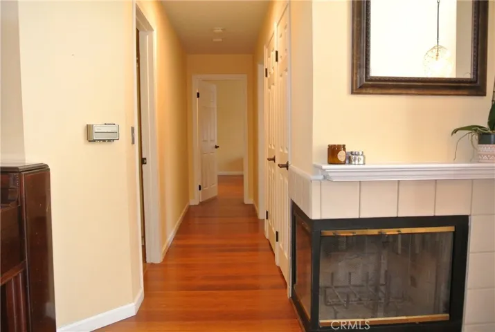 Hallway to the bedrooms, bathroom and laundry room