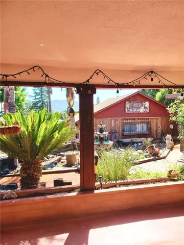 View from patio bar