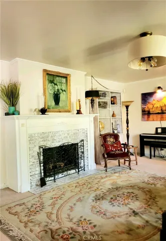 Family room view from dining room