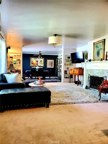 Family room view from entry