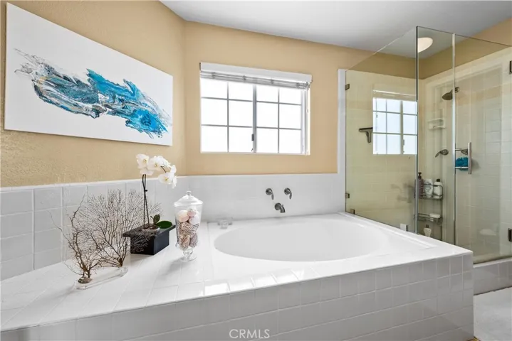 Soaking tub and shower
