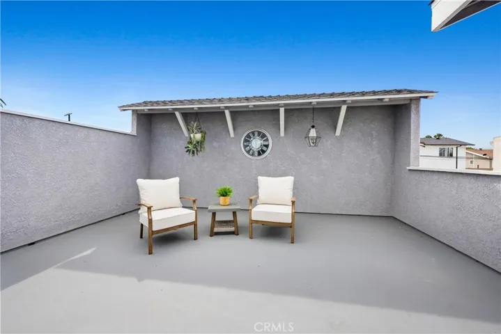 Private patio
