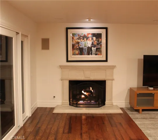Family room fireplace