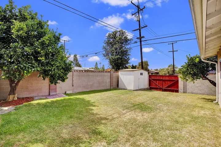 Large Wraparound Yard with Shed and RV access if needed.