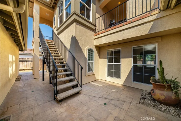 Stairway leads to Casita.
