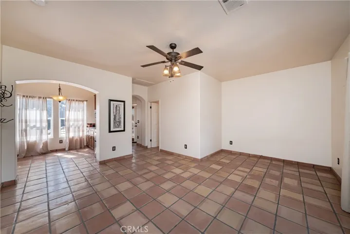Room for king-size bed and sitting area