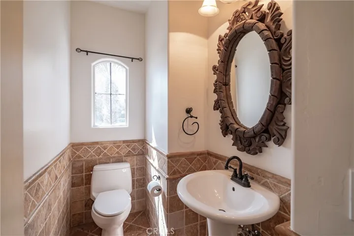 Downstairs powder room
