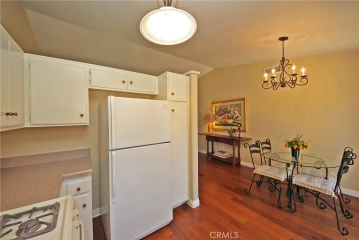 Kitchen and dining area detail