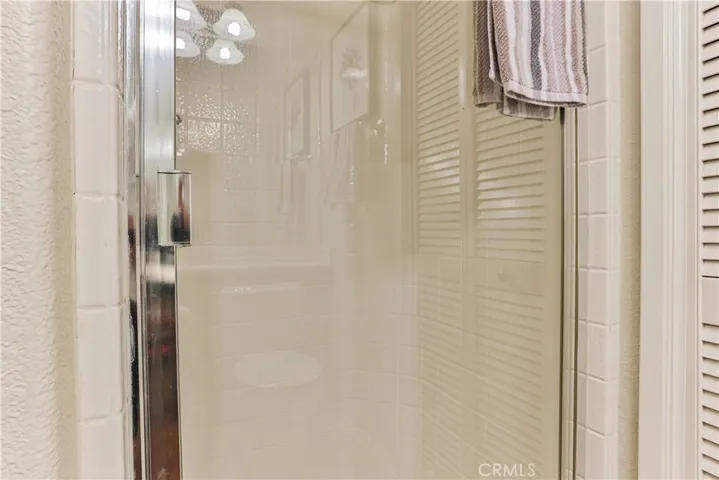 Downstairs shower stall