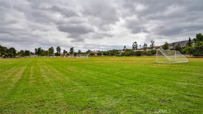 Soccer fields located just outside the clubhouse